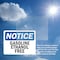 Signmission Gasoline Ethanol Free OSHA Notice Sign, Vinyl Decal, 10in W x 7in L, 2PK OS-2PACK-NS-D-710-L-13062 - alternate 5